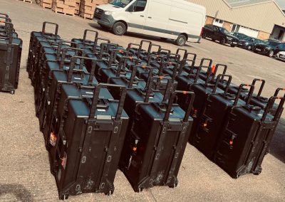 Packing cases camera corps