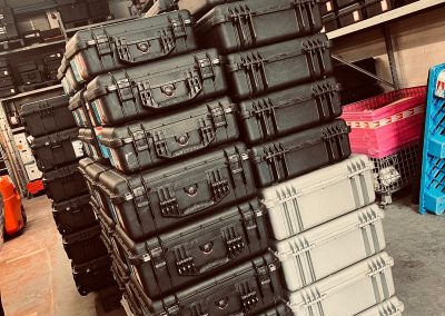 Packing cases camera corps